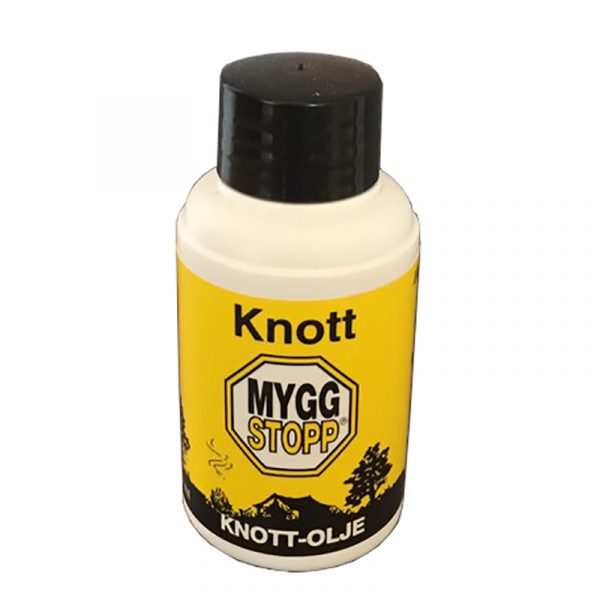 Myggstopp knott-olje holder knotten og myggen vekk. Mygg stopp knott olje er blandt knott og myggmidler et effektivt myggmiddel mot mygg og knott.