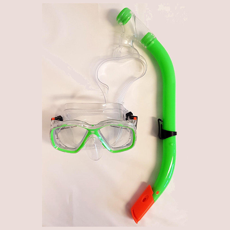 Dykkermaske og snorkel PVC junior. Dykke maske barn, utforske under vann.