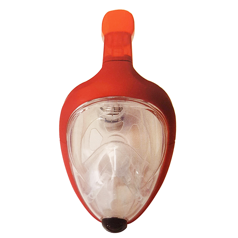 Heldekkende dykkermaske og snorkel silikon junior. Dykke maske barn, utforske under vann.