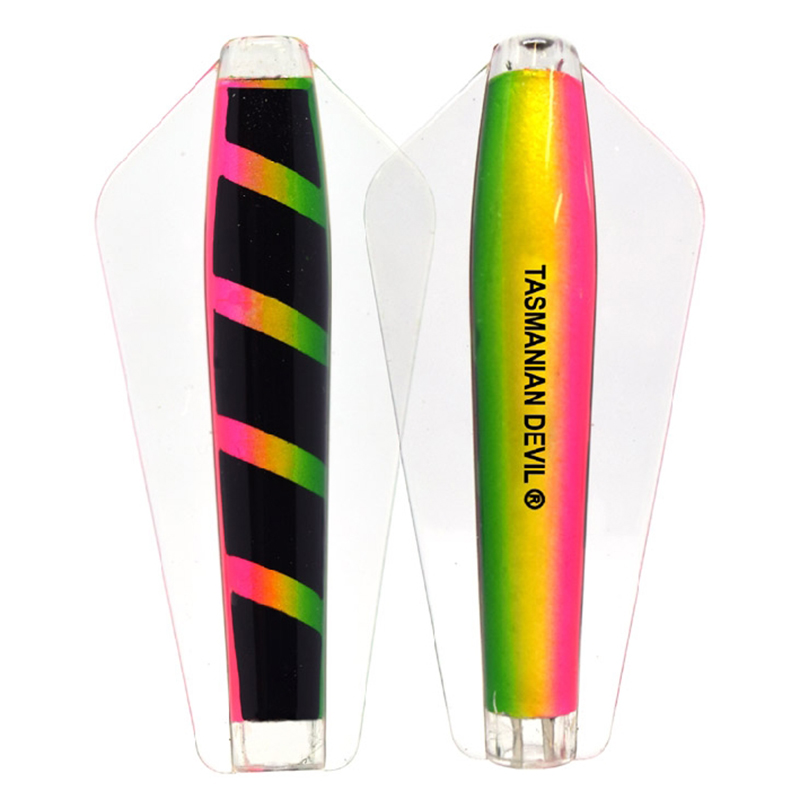 Tasmanian Devil fiskesluk. 134 Liquorice. God på ørret, sjøørret og laks. Fisker på 2 dybder.