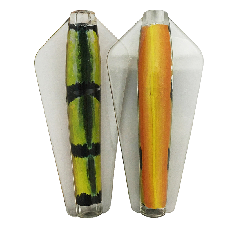 Tasmanian Devil fiskesluk 05 Peacock Bass Live skins - 13g. God på ørret, sjøørret og laks. Fisker på 2 dybder.