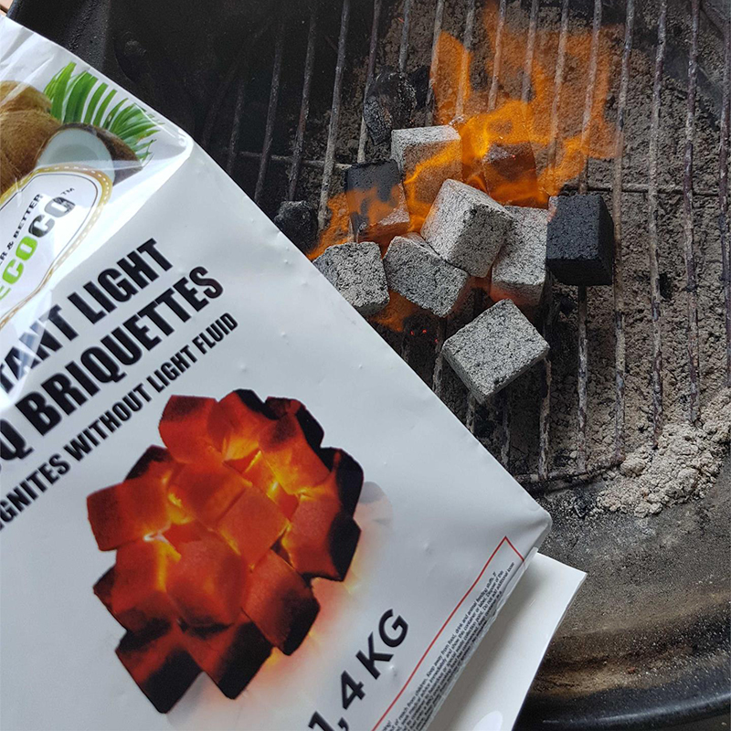 SAfire grill briketter Cube Barbecoco 1.4kg. - Bilde 4