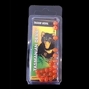 Tasmanian Devil Red Beads, 20 stk.