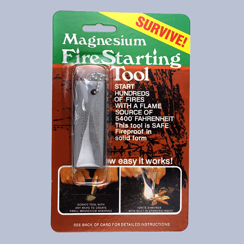 Tennstål magnesium Ildstål. Survival, nødhjelper.