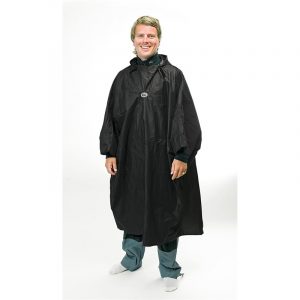 Regn Poncho Ripstopnylon BÅL Sort