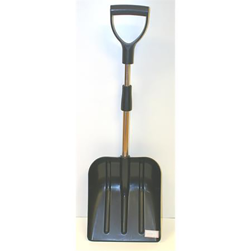 Teleskopisk snø og bilspade. Spade, turspade, snøspade.