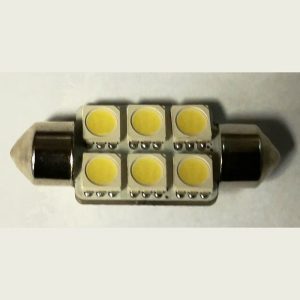Lyspære LED 36mm festoon 12v 1w 90lm