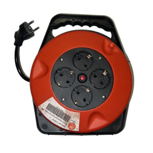 Kabeltrommel med jord 10m.