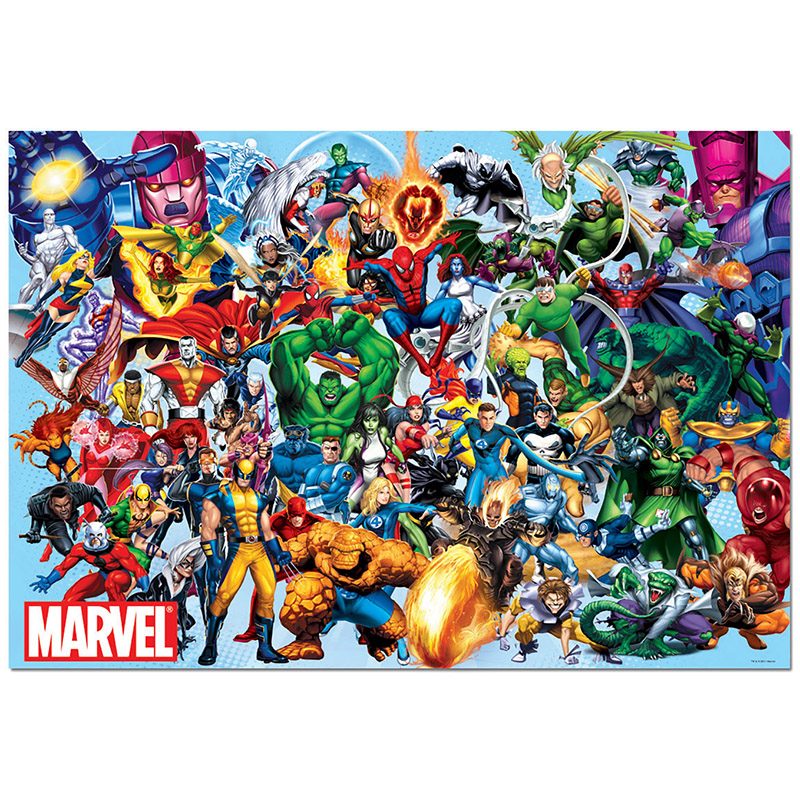 Educa Marvel Heroes – Puslespill med 1000 brikker - Bilde 2