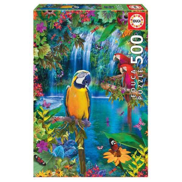 Puslespill Bird tropical land, Educa 500 biter / brikker. Et pusslespill fra Educa puzzle.