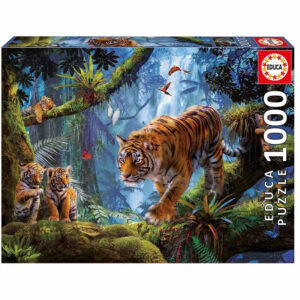 Educa Tigers in the Tree – Puslespill med 1000 brikker