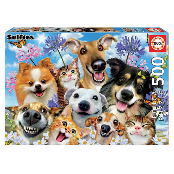 Puslespill Fun in the sun Selfie, Educa 500 biter / brikker. Et pusslespill fra Educa puzzle.