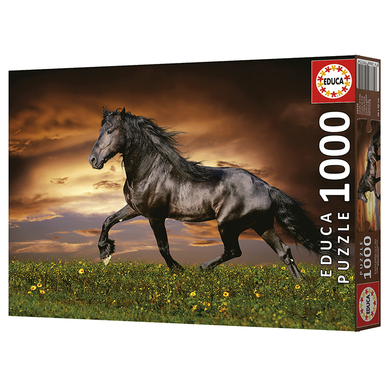 Educa Trotting horse – Puslespill med 1000 brikker - Bilde 6