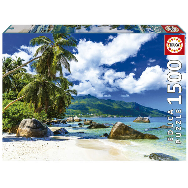 Puslespill Seychelles, 1500 biter / brikker. Et pusslespill fra Educa puzzle.