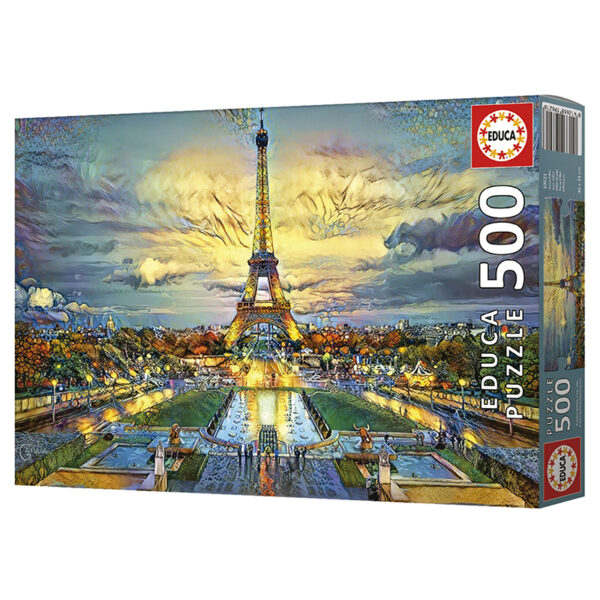 Puslespill Eiffel Tower, Educa 500 biter - Bilde 3