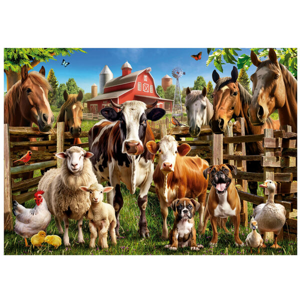 Puslespill Farmyard buddies, Educa 500 biter - Bilde 2