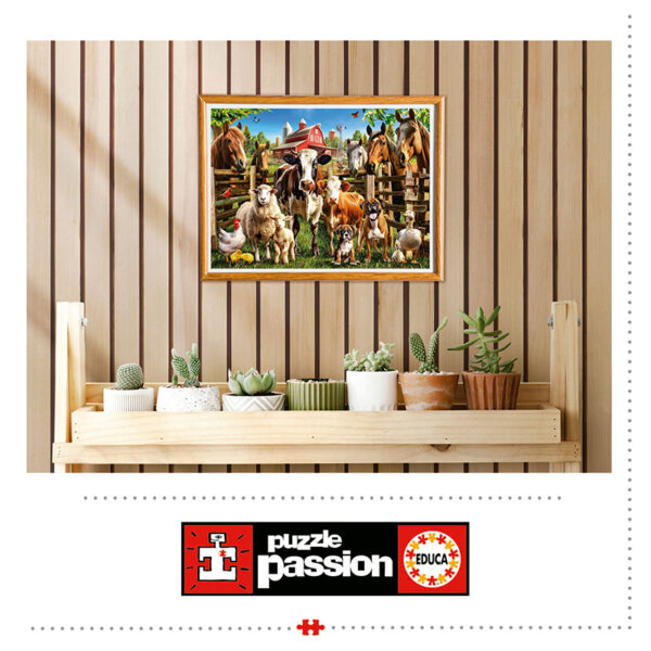 Puslespill Farmyard buddies, Educa 500 biter - Bilde 5