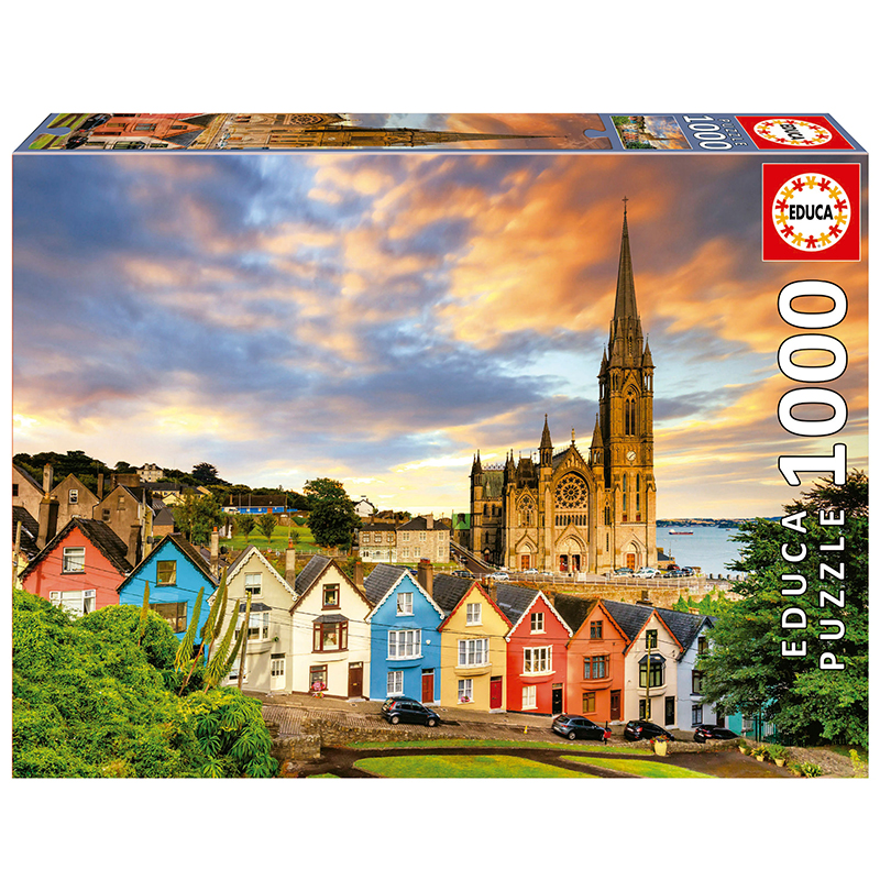 Puslespill Cobh cathedral, Ireland, 1000 biter / brikker. Et pusslespill fra Educa puzzle.