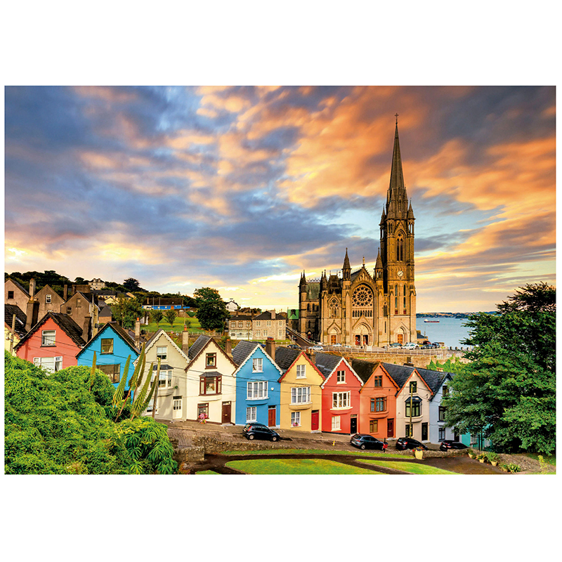 Educa Cobh cathedral, Ireland – Puslespill med 1000 brikker - Bilde 3
