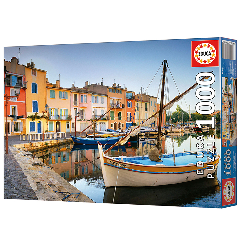 Educa Harbour in Martigues, Provence – Puslespill med 1000 brikker - Bilde 3