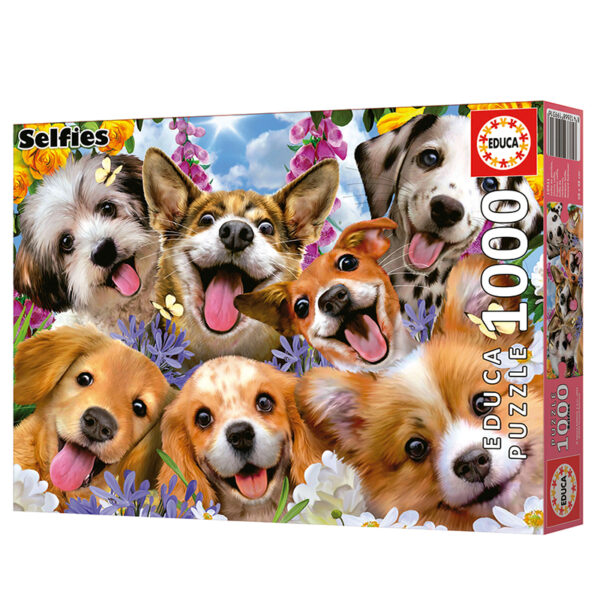 Puslespill puppie selfie 1000 brikker. - Bilde 3