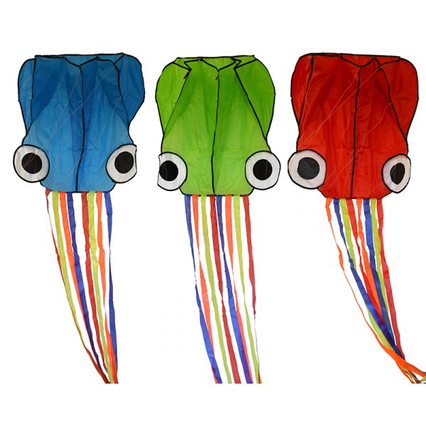 Blekksprut drage 3D, Octopus kite. Sommerlek, vind,