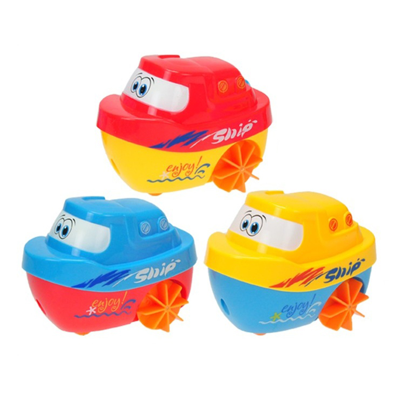 Trekk opp båt, badeleke.