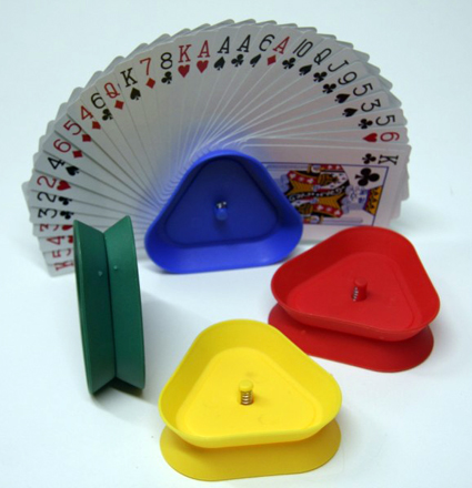 Spillekort holder, kortholder.