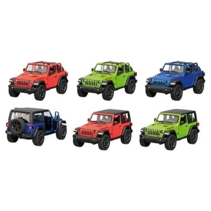 Jeep Wrangler, modell metall bil, assortert