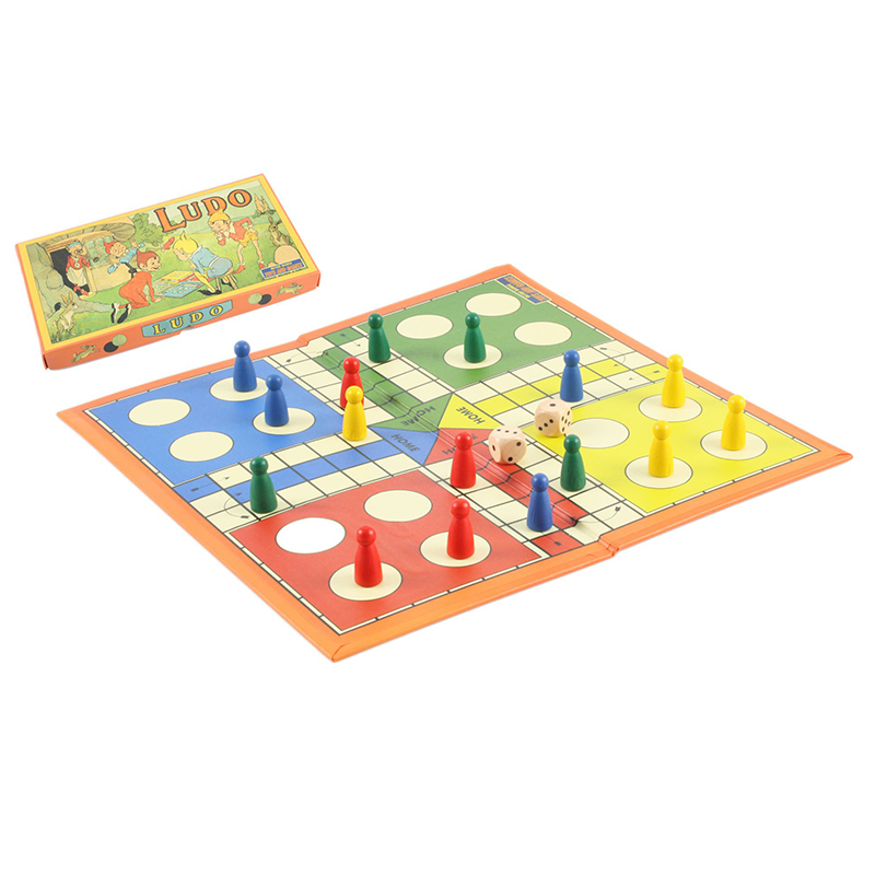 Ludo, brettspill i nostalgisk utførelse.