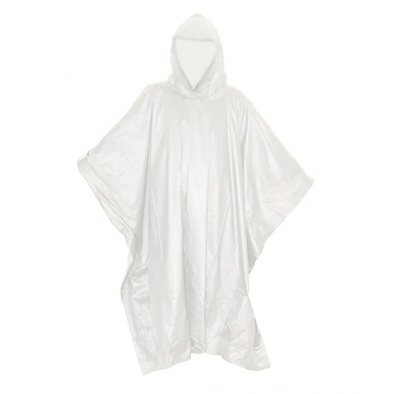 Regn Poncho transparent.