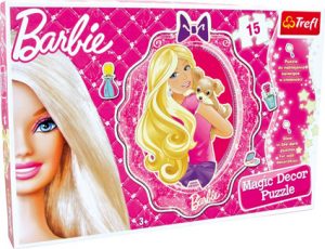 Trefl Barbie, veggdekor – Puslespill med 15 brikker