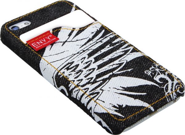 iPhone 5 cover, jeans sort