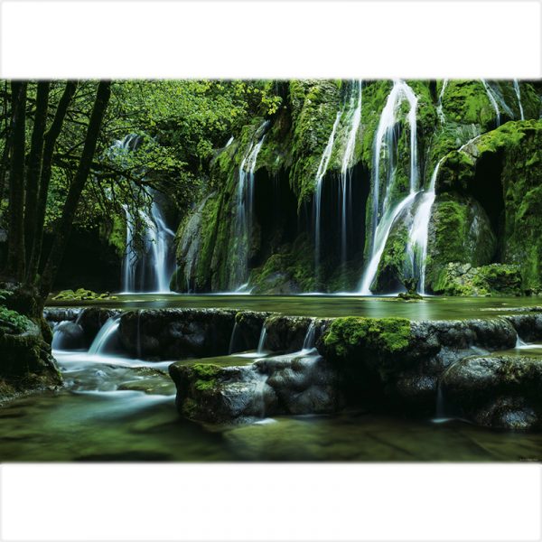 Puslespill Magisk skog, Cascades 1000 biter / brikker. Vakkert motiv med fossefall. Pusslespill fra Heye Puzzle.