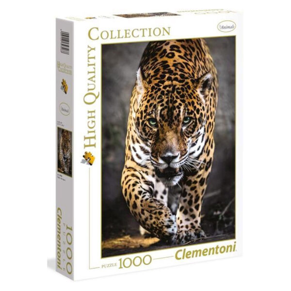 Puslespill Walk of the Jaguar. 1000 brikker / biter. Puslespill i High Quality kolleksjonen til Clementoni.