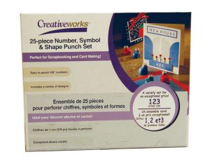 CreativeWorks Tall- og symbolstansesett – Komplett sett