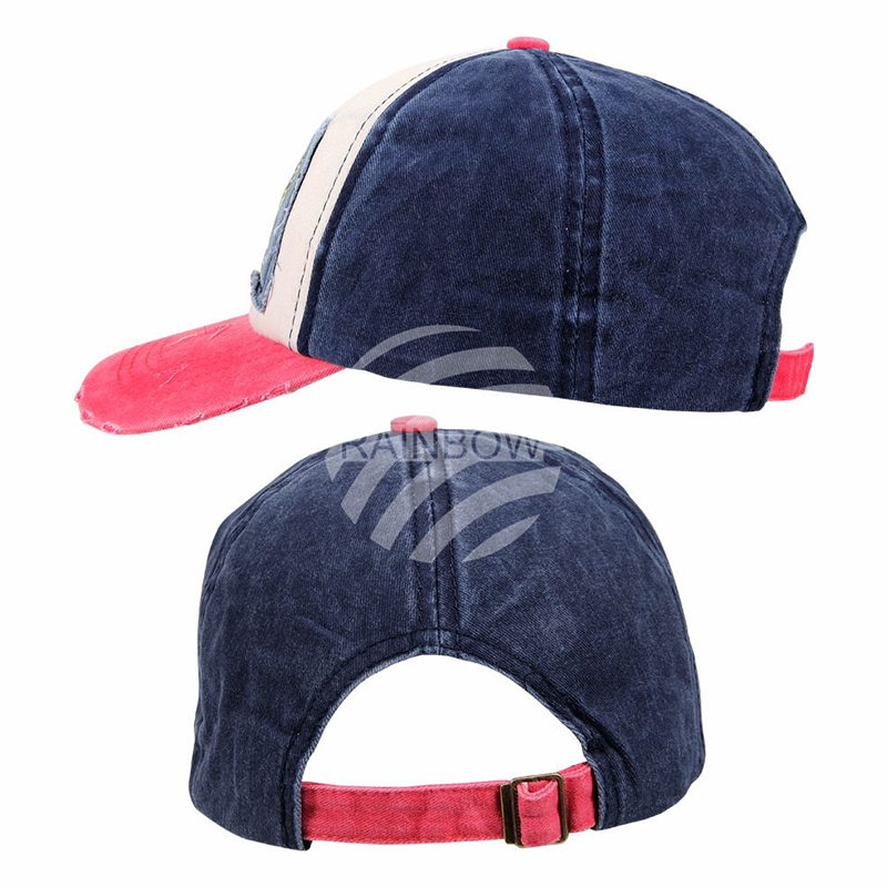 Cap vintage retro. Caps med tekst motor racing team. Baseballcap.