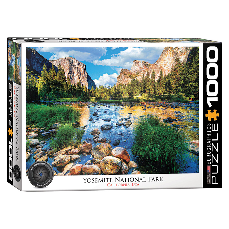 Puslespill Yosemite National Park 1000 biter / brikker. Et pusslespill fra Eurographics Puzzle.
