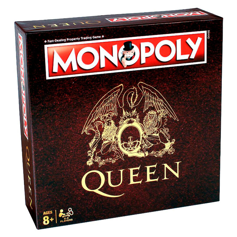 Monopoly Queen (En). Samleutgave collector`s edition Monopol. Be a Rock Star!