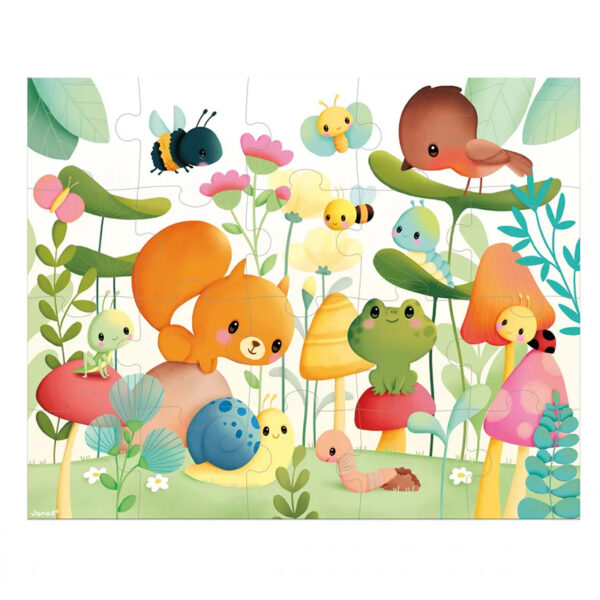 Puslespill garden friends puzzle 20 biter. - Bilde 4