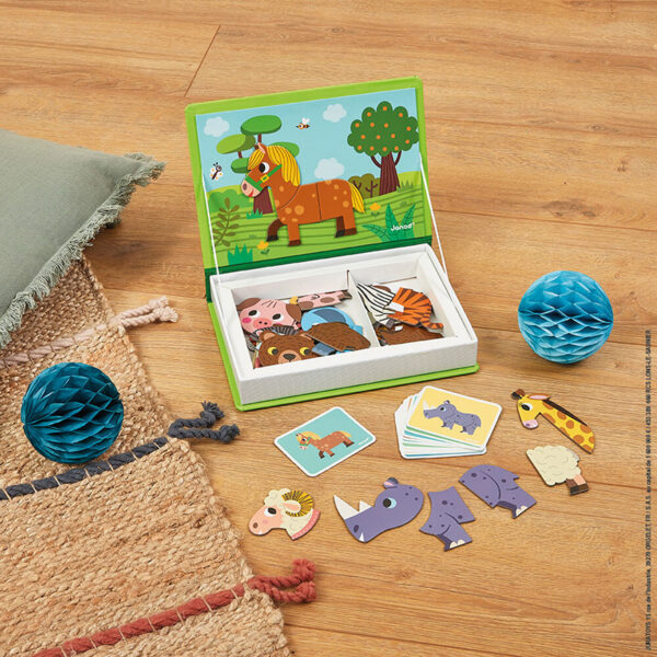Janod magnet bok, dyr, animals. - Bilde 3