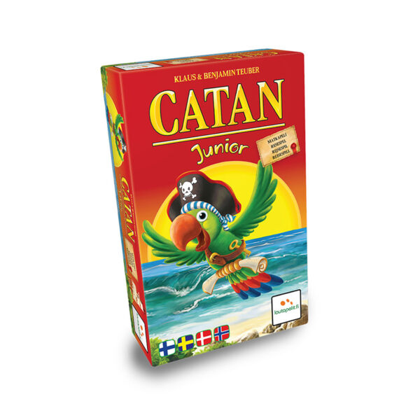Catan Junior reisespill (NO), bordspill for to - 4 spillere, settlers fra Catan, tvekamp i reiseutgave.