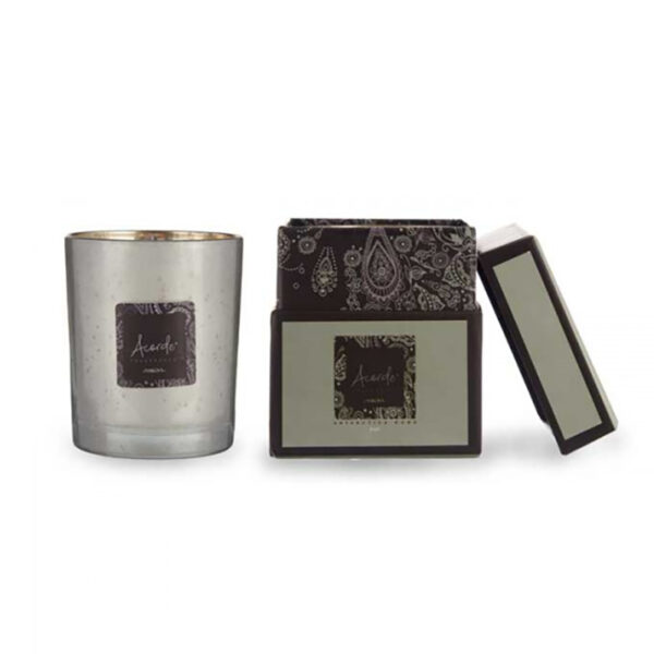 Makoya Duftlys aroma med Hvite blomster 42t. glass med gaveeske. - Bilde 2