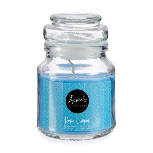 Duftlys aroma duft, Rene klær glass 28t. Lys til velvære. Velduftende stearinlys.