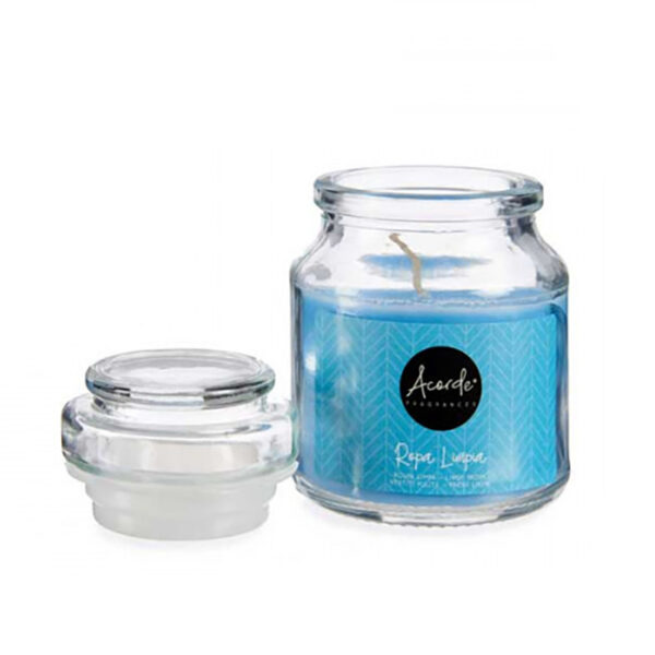 Duftlys aroma duft, Rene klær glass 28t. Lys til velvære. Velduftende stearinlys.