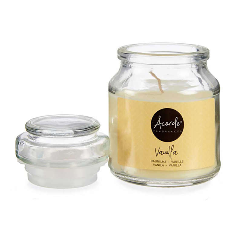 Duftlys aroma duft, Vanilje glass 28t. Lys til velvære. Velduftende stearinlys.