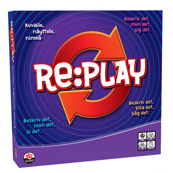 Re:play (NO). Beskriv det, mim det, si det. Morsomt selskapsspill.