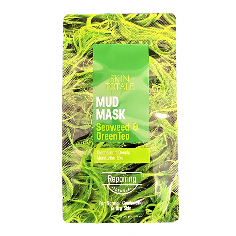 Ansiktsmaske Seaweed and Green Tea. Ansiktmaske fra Skin Totale. Face mask.