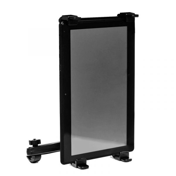 Nettbrettholder for nakkestøtte fra Dunlop. Monter skjerm i bil. Ipad nettbrett holder.
