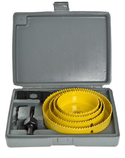 Hullsagsett. Sett til å sage hull.